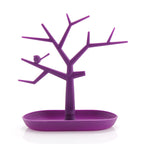 Tree Color Creative Jewelry Rack Bird Tree Hanger