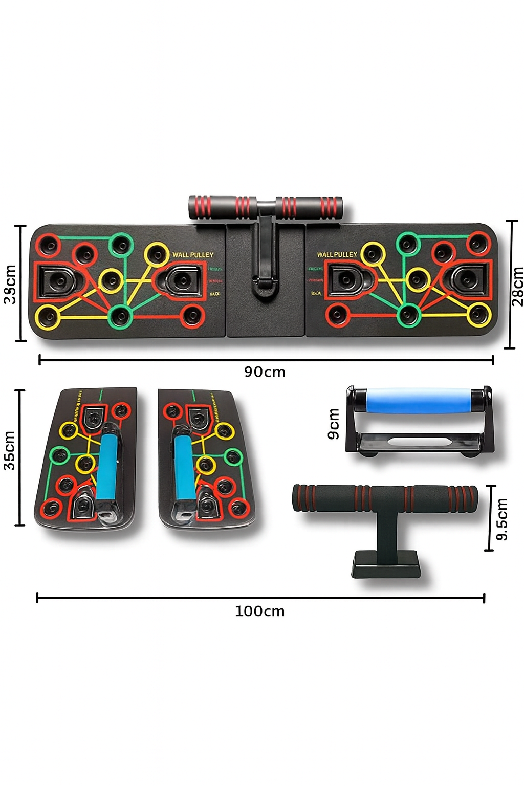 Push Up Board with Sit up Stand 15 in 1 Home Gym
