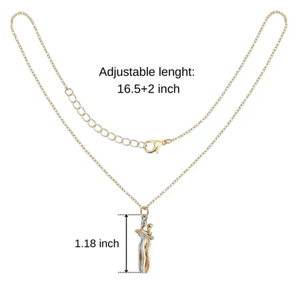 Hug Pendant Necklace for Couples